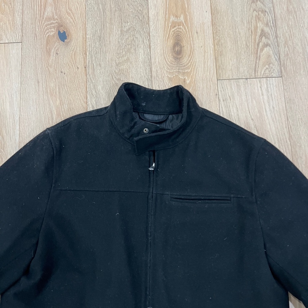 Old Navy Black Zip-Up Jacket Heavy Mens warm large